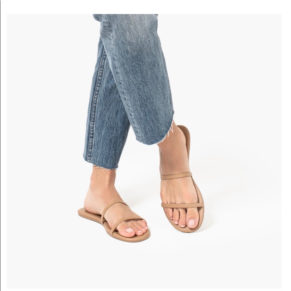 TKEES Gemma Leather Slides